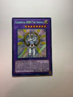 Yugioh - Elemental Hero the Shining - Secret - LIMITED - PRC1-ENV01 - LP - Image 1