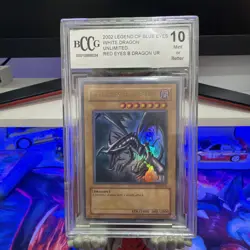 Yu-Gi-Oh! TCG Red-Eyes Black Dragon LOB-070 Ultra Rare HP (BCCG 10) Mint - Image 1