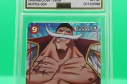 2022 One Piece Japanese Edward Newgate Alt Art Paramount War OP02-004 AGS 9.5 - Image 3