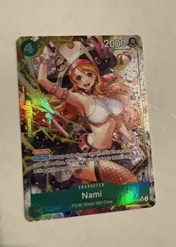 One Piece TCG OP14-031 ALT ART SR Nami - The Azure Sea's Seven ENGLISH - Image 2