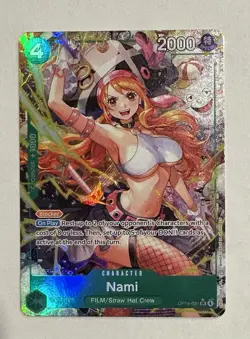 One Piece TCG OP14-031 ALT ART SR Nami - The Azure Sea's Seven ENGLISH - Image 3
