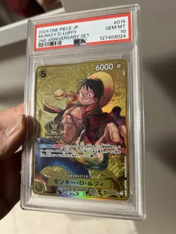 PSA 10 Luffy ST13-015 2nd Anniversary Japanese One Piece Card - Image 3