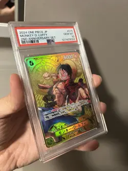 PSA 10 Luffy ST13-015 2nd Anniversary Japanese One Piece Card - Image 4