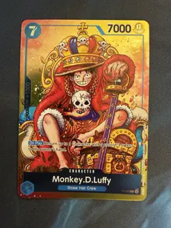 Monkey D. Luffy P-043 One Piece Convention EXCLUSIVE FOIL ENGLISH Gen Con Promo - Image 1