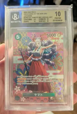 BGS 10 ONE PIECE Awakening New Era Yamato SP Japanese OP01-121 SEC PRISTINE 💎💎 - Image 1