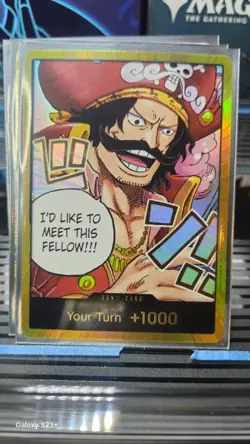 One Piece CCG Gold G Roger Gold Don Alt Art Near Mint - Image 1