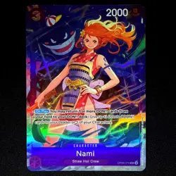 One Piece TCG OP09-070 Nami Gengar Promo Alt Art Premium Card Selection Vol 4 #2 - Image 1