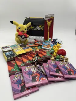 Huge Pokemon Card TCG Collection Lot Pikachu Plush Watch Figures McDonald’s Vtg - Image 1