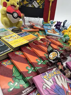 Huge Pokemon Card TCG Collection Lot Pikachu Plush Watch Figures McDonald’s Vtg - Image 2