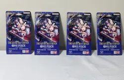 Lot of 4 OP14 EB04 The Azure Sea’s Seven One Piece Card Game Sleeved Booster New - Image 1