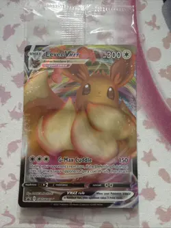 Pokemon TCG: Shining Fates - Eevee VMAX SWSH087 Full Art Holo Sealed Promo Card - Image 1