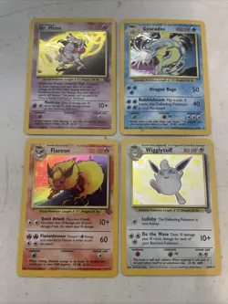 Vintage 1998 Pokemon Card Lot Of 320+ Gyarados Scyther Wigglytuff Flareon - Image 2