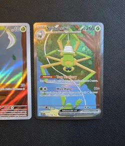 Spidops ex 243/198 Tarountula ex 199/198 Scarlet & Violet Full Art SIR NM Cards - Image 2