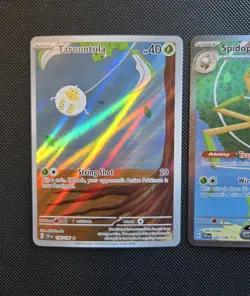 Spidops ex 243/198 Tarountula ex 199/198 Scarlet & Violet Full Art SIR NM Cards - Image 3