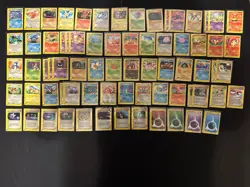 Vintage Pokemon Card Lot WOTC NEAR COMPLETE Expedition 72 Card lot Very Rare - Image 1