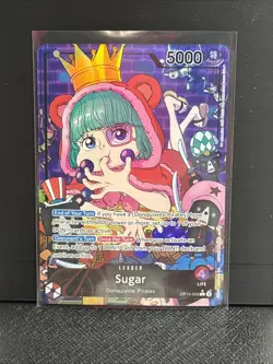 OP10-003 Sugar Leader Alt Art One Piece TCG English Card ROYAL BLOOD ONE PIECE - Image 1
