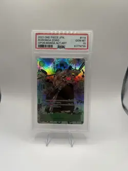 Custom handmade PSA 10 One Piece Card Roronoa Zoro Manga Art Parallel Japanese - Image 1
