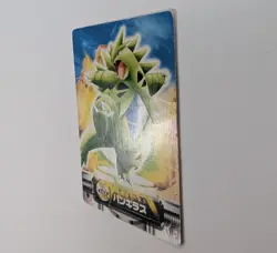 Tyranitar Pokemon Zukan Card Japanese Pokedex Nintendo From Japan MP creases - Image 2