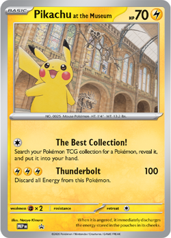 PRE ORDER / PRESALE: Pokemon x Natural Pikachu At The Museum Jumbo Pokemon Card - Image 1
