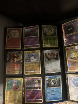 Huge Pokemon Card Binder 100+ Shiny Holo Cards Collection w/Binder - Image 2