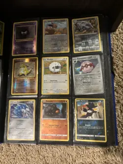 Huge Pokemon Card Binder 100+ Shiny Holo Cards Collection w/Binder - Image 3