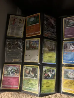 Huge Pokemon Card Binder 100+ Shiny Holo Cards Collection w/Binder - Image 4