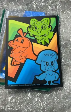 Pokemon Paldea Evolved ETB Deck Sleeves (65 Card Sleeves) - Image 1