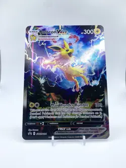 Jolteon VMAX SWSH184 Black Star Promo Holo NM JUMBO Pokemon Card English - Image 1