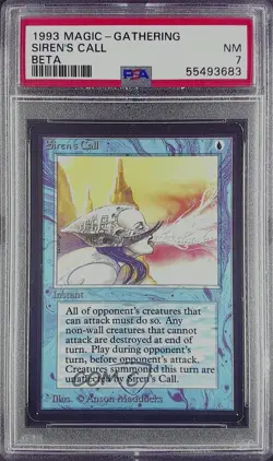 Siren's Call Magic: Limited Edition Beta PSA 7 1993 - Image 1