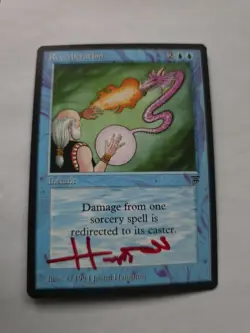 Reverberation ARTIST PROOF Justin Hampton Legends Set Magic the Gathering - Image 1
