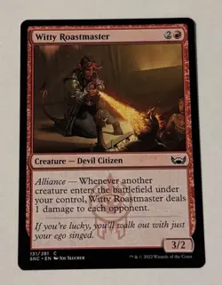 MTG Witty Roastmaster - Streets of New Capenna LP - Image 1