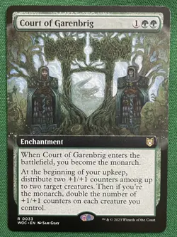 Court of Garenbrig (Extended Art) R Commander: Wilds of Eldraine 33 NM - Image 1
