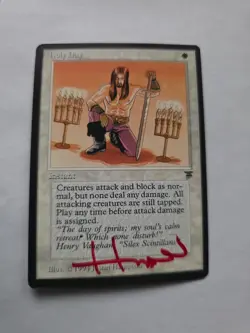 Holy Day ARTIST PROOF Justin Hampton Legends Set Magic the Gathering - Image 1