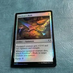 Forebear's Blade Commander Masters Uncommon 0384 Foil NM MTG - Image 2