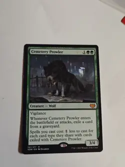 Cemetery Prowler Crimson Vow Magic the Gathering Near Mint Condition - Image 1