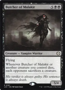 Butcher of Malakir R Commander: The Lost Caverns of Ixalan 187 Near Mint - Image 1
