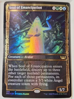 Soul of Emancipation - FOIL SHOWCASE - Magic the Gathering MTG Nice! - Image 1