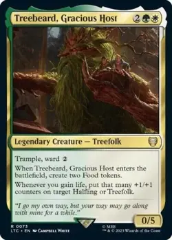 MTG The Lord of the Rings Commander - Treebeard, Gracious Host - Image 1