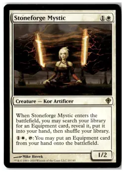 MTG Stoneforge Mystic - Worldwake Moderately Played English - Image 1