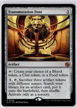 Transmutation Font Outlaws of Thunder Junction: the Big Score Regular NM M 0028 - Image 1