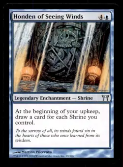 Honden of Seeing Winds LP Light Play Champions of Kamigawa MTG [8705] - Image 1