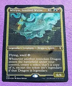 MTG Miirym, Sentinel Wyrm Commander Legends: Battle for Baldur's Gate Foil NM - Image 2