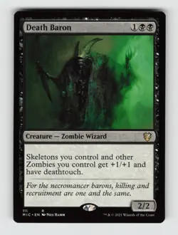 Death Baron*Non-Foil* Commander: Innistrad: Midnight Hunt 111 NM - Image 1