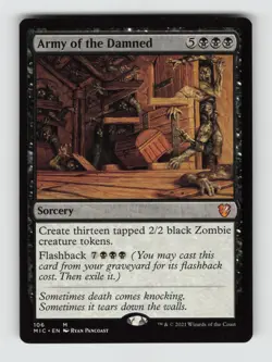 Army of the Damned*Non-Foil* Commander: Innistrad: Midnight Hunt 106 NM - Image 1