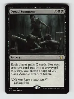 Dread Summons*Non-Foil* Commander: Innistrad: Midnight Hunt 113 NM - Image 1