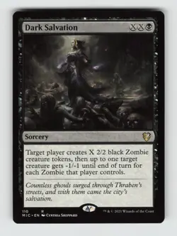 Dark Salvation*Non-Foil* Commander: Innistrad: Midnight Hunt 110 NM - Image 1