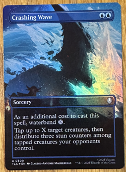 MTG Avatar: The Last Airbender, Crashing Wave - Borderless Foil - Image 1