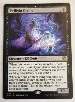 Twilight Diviner Lorwyn Eclipsed Regular Rare NM+ - Image 1