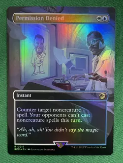 Permission Denied (Borderless) R Universes Beyond: Jurassic World Collection NM - Image 1