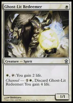 MTG Magic the Gathering Ghost-Lit Redeemer (10/170) Saviors of Kamigawa NM - Image 1